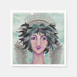 Brunette Guardian Angel Magi Angelica Servet