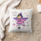Brunette Little Star Ballerina Kussen (Deken)