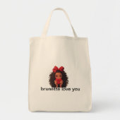 Brunette Love You Sac fourre-tout - Joli Esthet Ro (Devant)