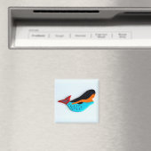 brunette mermaid magnet magneet (Insitu (Vaatwasser))