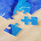 brunette mermaid puzzel (Zijkant)