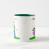 Brunette Mug (nom de la Personnaliser) (Centre)