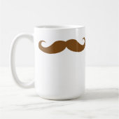 Brunette Mustache Koffiemok (Links)