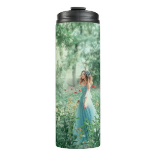 Brunette Princess: Sprookjesbos Waterverf Thermosbeker