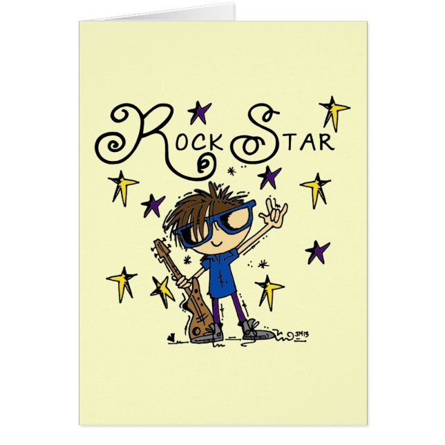 Brunette Rock Star (Voorkant)