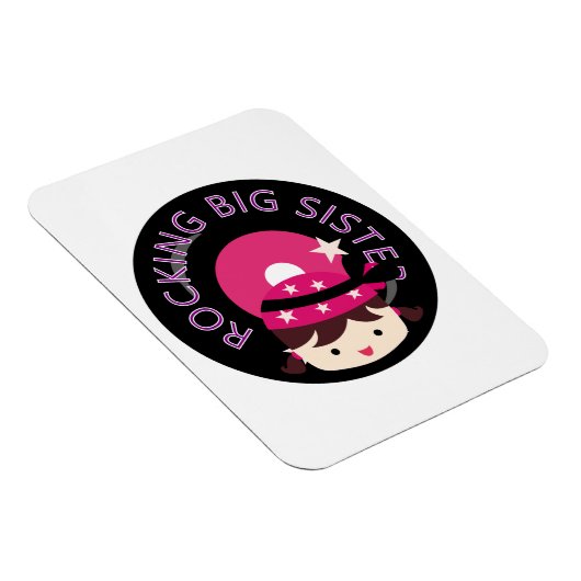 Brunette Rocking Big Sister Magneet (Rechterzijde)