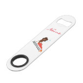 Brunette sirène tonnerre-anse (Devant angulaire)