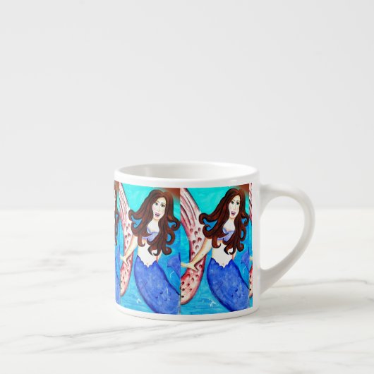 brunette sirènes espresso mug (Droite)