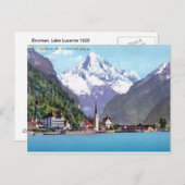 Brunnen, Lucerne 1920-meer Briefkaart (Voorkant / Achterkant)