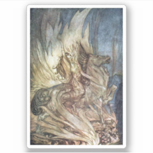 Brünnhilde en de begrafenis van Siegfried Sticker