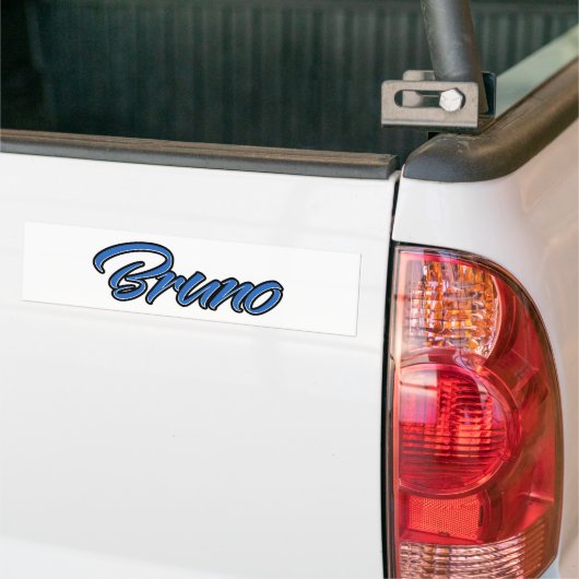 Bruno Blue Autocollant (Sur camion)