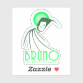 Bruno de geanimeerde reeks sticker (Vel)