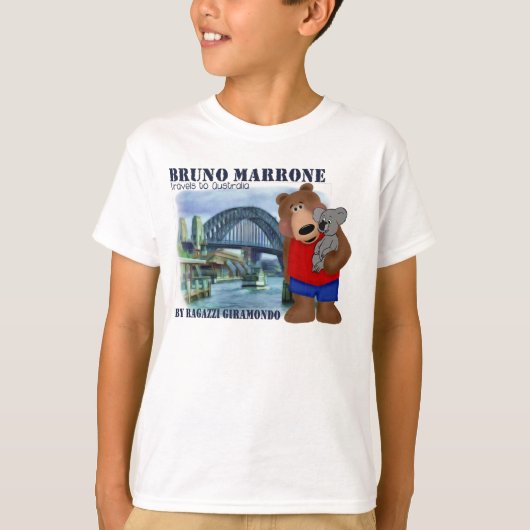 Bruno Down under T-shirt (Voorkant)