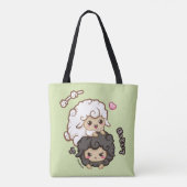 Bruno & Herbert Canvas tas (Achterkant)