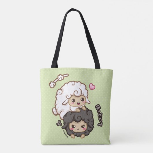 Bruno & Herbert Canvas tas (Achterkant)