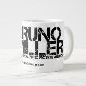 Bruno Miller logo koffiemok Extra Grote Beker (Voorkant rechts)