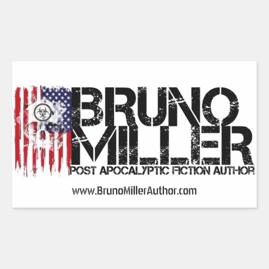 Bruno Miller logo sticker (Voorkant)