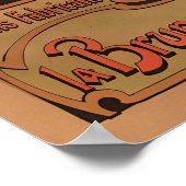 Brunswick Billards Vintage Poster (Coin)