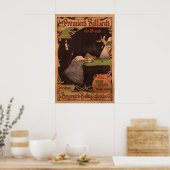 Brunswick Billards Vintage Poster (Cuisine)