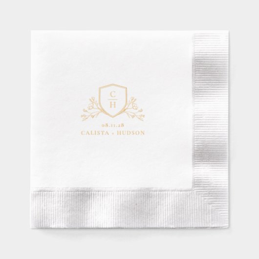 BRUNSWICK CREST Mariage de monogramme (Recto)