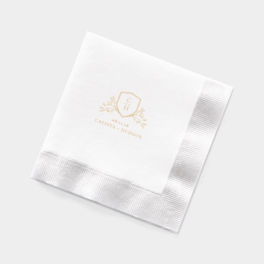 BRUNSWICK CREST Mariage de monogramme (Gauche)