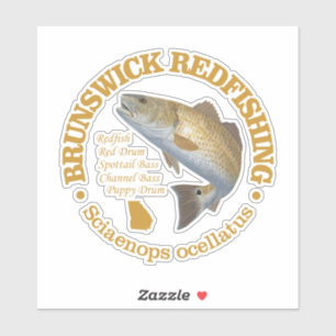 Brunswick GA (roodbaars) Sticker