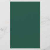 Brunswick Green Solid Color Flyer (Achterkant)