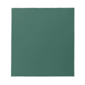 Brunswick Green Solid Color Notitieblok (Voorkant)