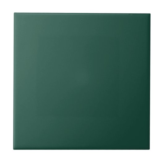 Brunswick Green Solid Color Tegeltje (Voorkant)