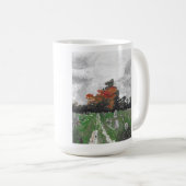 Brunswick Maine, Cimetière, Grande Mug De Café (Devant droit)