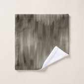 Brush Abstrait, brun monochrome (Gant de toilette)