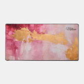 Brush artistique touche or et rose (Recto)