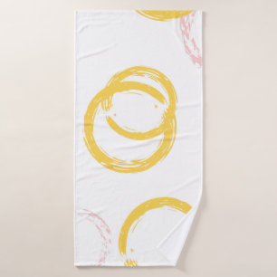 Brush Circle. Vintage Motif sans couture. D coloré