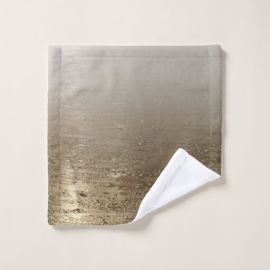 Brush doré Or Élégance moderne (Gant de toilette)