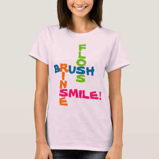 Brush Floss Rinse Smile T-shirt