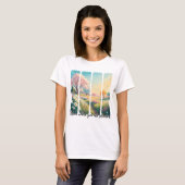 Brush Stroke Bloom waar u geplant Shirt (Voorkant volledig)