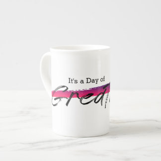 Brush Stroke Motivational Citation Spécialité Mug