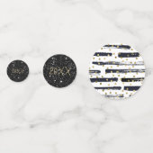 Brush Strokes & Confetti Black Gold ID511 (Derrière)