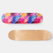 brush strokes pattern 2 skateboard (Horizontaal)
