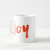 Brushed Joy Christmas Mok (Voorkant links)