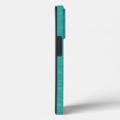 Brushed Turquoise Delight Persoonlijke naam Case-Mate iPhone Case (Achterkant / Rechts)