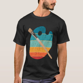 Brushes Paint Sketching Drawing Painting T-shirt