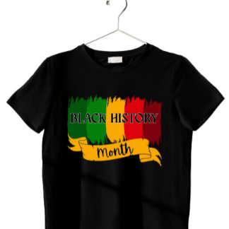  Brushstroke Black History Heritage Month  T-shirt