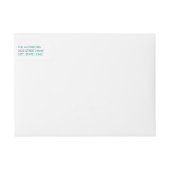 Brushstroke Joy Peace Love Wraparound Étiquette (Devant)