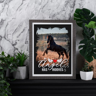 Brushstroke Photo Angel heeft hoeven Horse Memoria Perfect Poster
