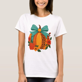 Brushstroke pumpkin png|floral ghost png|Brushstro T-shirt