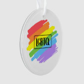 Brushstrokes LGBTQ Arc-en-ciel (devant)