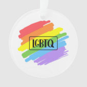 Brushstrokes LGBTQ Arc-en-ciel (devant)