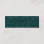 Brushy Rock - Dark Turquoise Mini Visitekaartje (Achterkant)