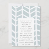 BRUSHY SCRIPT BEWAREN DE DATUM SAVE THE DATE (Achterkant)